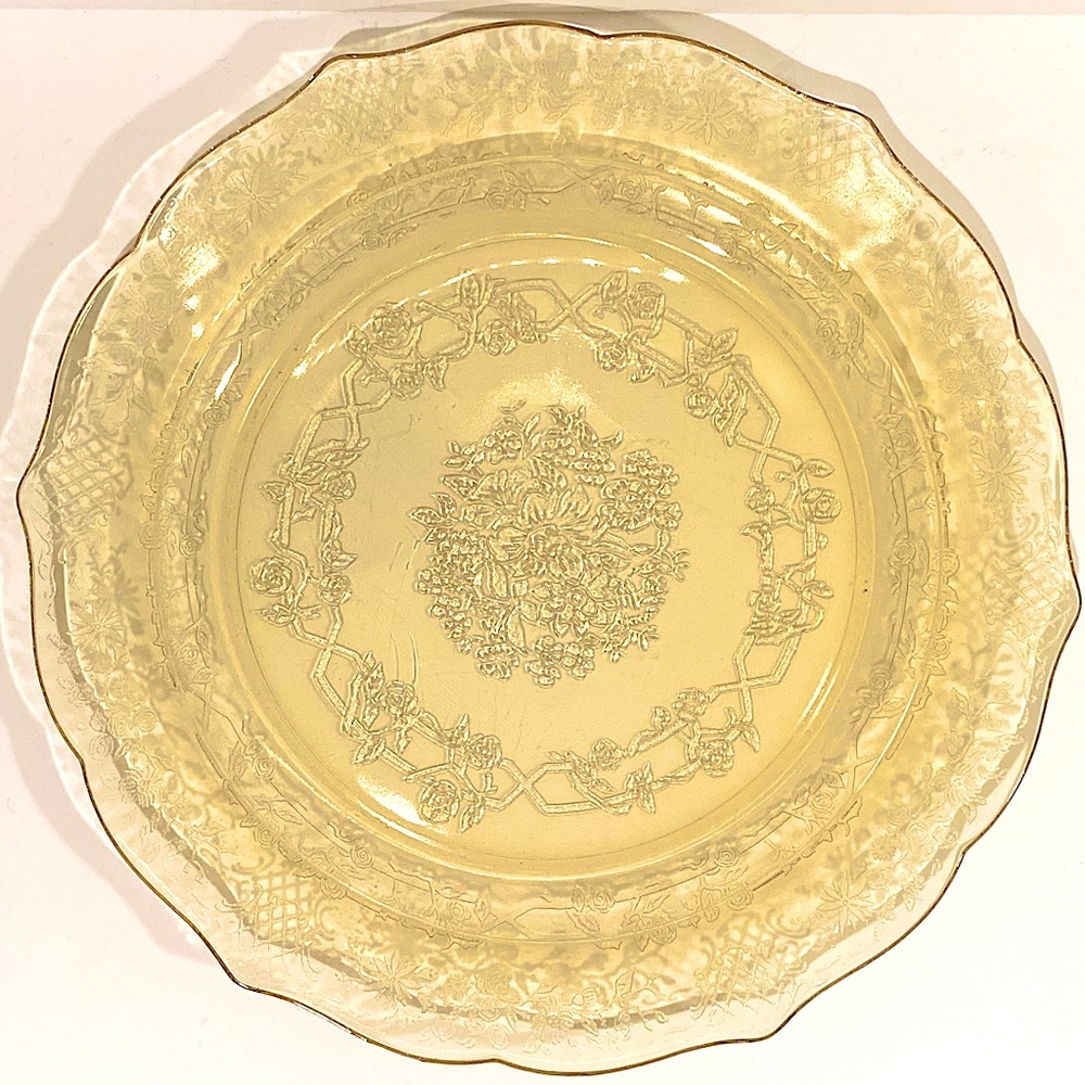 Last chance!Vtg Federal Glass Normandie Amber Dish - Picture 1 of 3